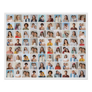 Creëer Your Ewn 80 Photo Collage Perfect Poster