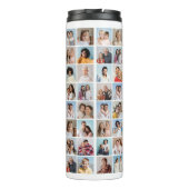 Creëer Your Ewn 80 Photo Collage Thermosbeker (Achterkant)