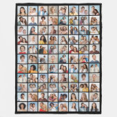 Creëer Your Ewn 88 Photo Collage Fleece Deken (Voorkant)