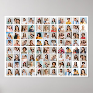 Creëer Your Ewn 88 Photo Collage Poster