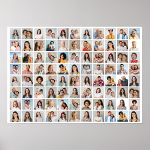 Creëer Your Ewn 88 Photo Collage Poster