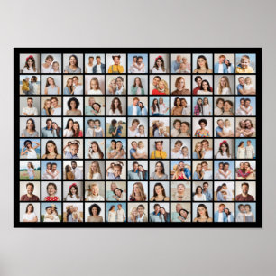 Creëer Your Ewn 88 Photo Collage Poster