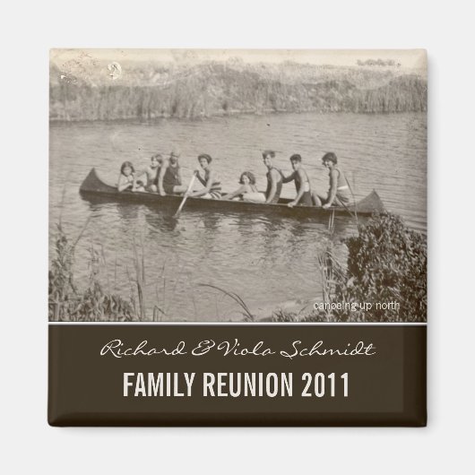 Creëer Your Ewn Family Reunion Keepomwille Magnet Magneet (Voorkant)
