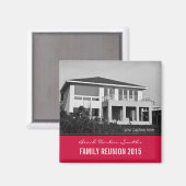 Creëer Your Ewn Family Reunion Keepomwille Magnet Magneet (Voorkant / Achterkant)