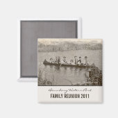 Creëer Your Ewn Family Reunion Keepomwille Magnet Magneet (Voorkant / Achterkant)