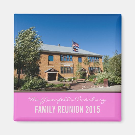 Creëer Your Ewn Family Reunion Keepomwille Magnet Magneet (Voorkant)