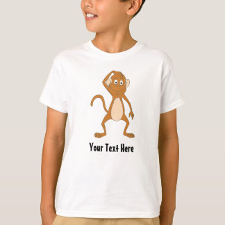 Creëer Your Ewn Funny Cartoon Monkey T-Shirt