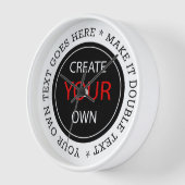 Creëer Your Ewn - Gepersonaliseerd, merknaam / wit (Hoek)