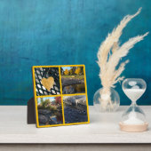 Creëer Your Ewn Photo Collage Gold Fotoplaat (Insitu)