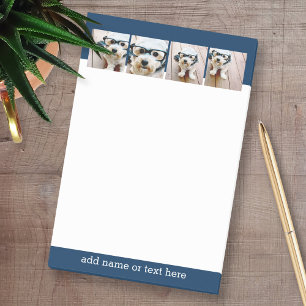 Creëer Your Ewn Photo Collage Navy 4 Afbeeldingen Post-it® Notes
