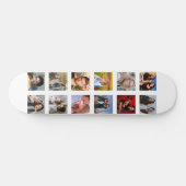 Creëer Your Ewn Trendy 12 Square Photo Skateboard (Horizontaal)