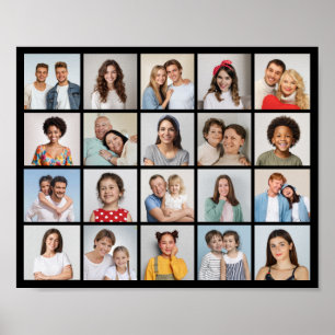 Creëer Your Own 20 Photo Collage Poster
