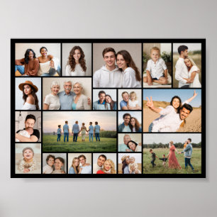 Creëer Your Own 20 Photo Collage Poster