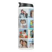 Creëer Your Own 20 Photo Collage Thermosbeker (Geroteerd rechts)