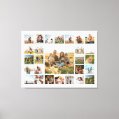 Creëer Your Own 27 Photo Collage Canvas Afdruk (Voorkant)