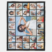 Creëer Your Own 27 Photo Collage Fleece Deken (Voorkant)