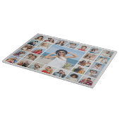 Creëer Your Own 27 Photo Collage Snijplank (Hoek)