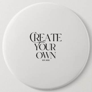 Creëer Your Own 6" kolossale ronde Button 6,0 Cm