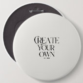 Creëer Your Own 6" kolossale ronde Ronde Button 6,0 Cm (Voorkant /achterkant)