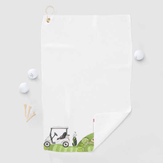 Creëer Your Own Best Grandpa beroemd gemaakt door  Golfhanddoek (Insitu)