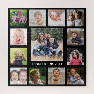 Creëer Your Own Black 13 Family Photo Collage Legpuzzel