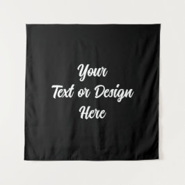 Creëer Your Own Black Tapestry Wandkleed