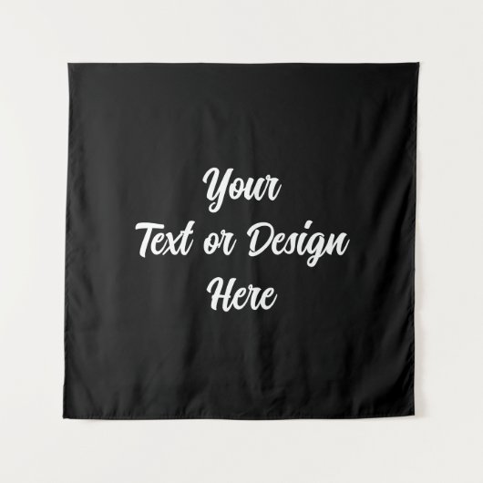 Creëer Your Own Black Tapestry Wandkleed (Voorkant)