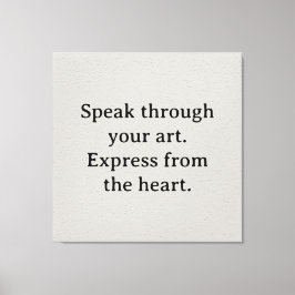 Creëer Your Own Canvas – inspirerend pastelontwerp Afdruk