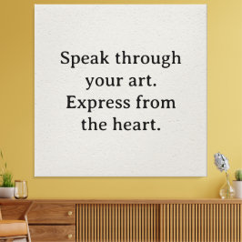 Creëer Your Own Canvas – inspirerend pastelontwerp Afdruk