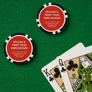 Creëer Your Own Custom (diverse kleuren) Poker Chips