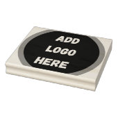 Creëer Your Own donkergrijs blauw gepersonaliseerd Rubberstempel (Stempel)