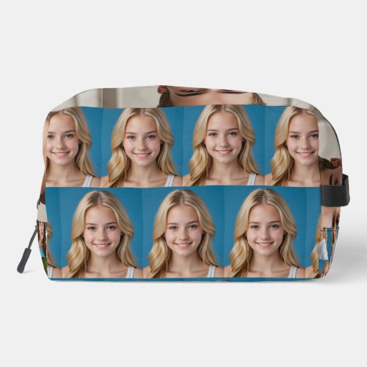 "creëer Your Own" familie Uw afbeelding hier Dopp Toilettasje (Achterkant)