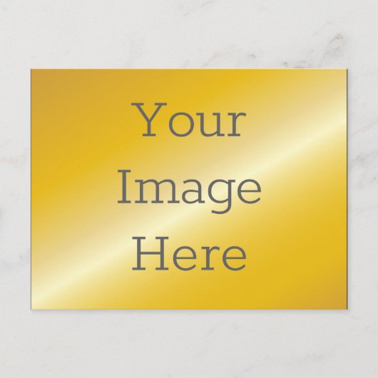 Creëer Your Own Faux Metallic 14k Gold Briefkaart (Voorkant)