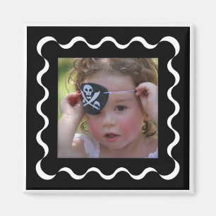 Creëer-Your-Own Foto Lint Lijst Magnet uploaden Magneet