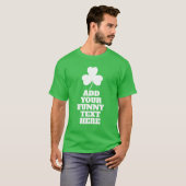 Creëer Your Own Funny St Patricks Day Tshirt (Voorkant volledig)