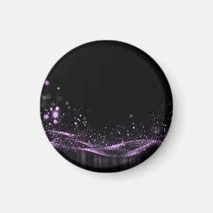 Creëer Your Own -  glitter lint roze Magneet