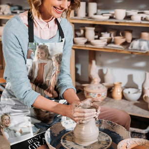 Creëer Your Own Grandma Best Cook Ever Photo Schort