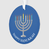 Creëer Your Own Hanukkah Menorah Ornament (voorkant)