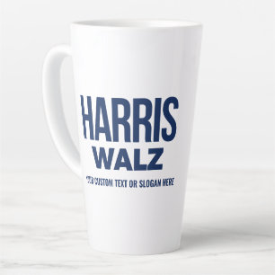 Creëer Your Own Harris Walz 2024 Latte Mok