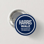 Creëer Your Own Harris Walz 2024 Ronde Button 3,2 Cm (Voorkant /achterkant)