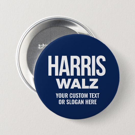 Creëer Your Own Harris Walz 2024 Ronde Button 7,6 Cm (Voorkant /achterkant)
