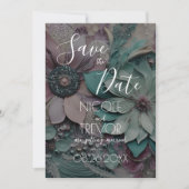 Creëer Your Own - Papieren Bloemen Save The Date (Voorkant)