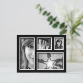 Creëer-Your-Own Photo Collage Briefkaart (Staand voorkant)
