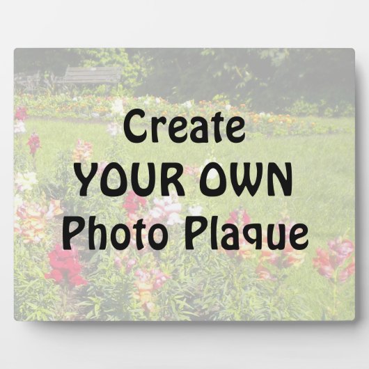 Creëer Your Own Photo Plaque Fotoplaat (Voorkant)