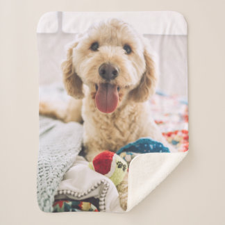 Creëer Your Own Photo Sherpa Blanket Deken