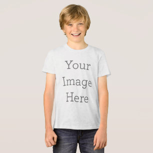 Creëer Your Own Premium Boy's Jeugd Tri-Blend Shirt