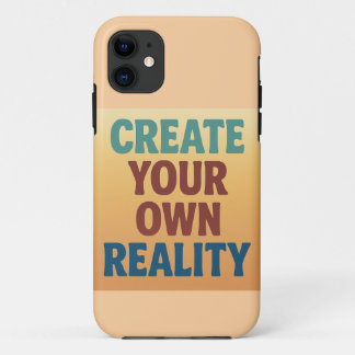 Creëer Your Own Reality - Kleurenpsychologie Ontwe iPhone 11 Hoesje