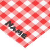 Creëer Your Own Red Gingham Tafelkleed (Gekanteld)