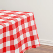 Creëer Your Own Red Gingham Tafelkleed (Voorbeeld)