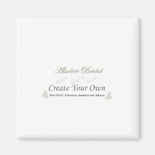 Creëer Your Own Save the Date Magnets Magneet (Voorkant)